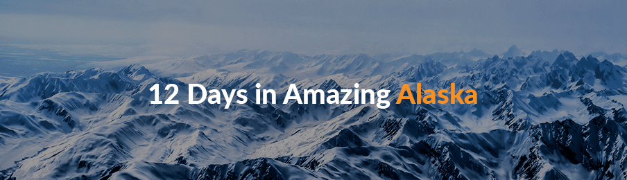 Impressive mountain range in Alaska