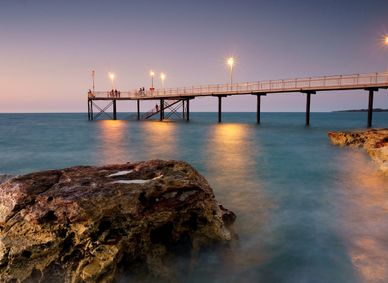 Seaside pier near Darwin.
