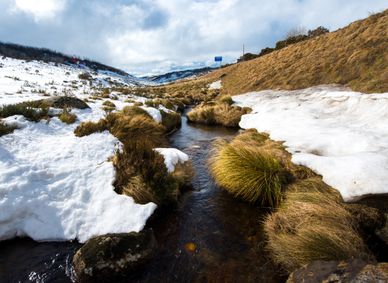 Snow moutains in Kosciuszko National Park.