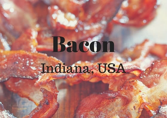 Bacon city in Indiana USA