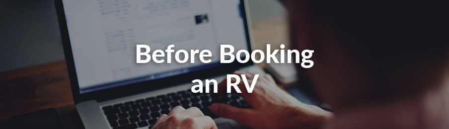 Before booking an RV in the USA banner