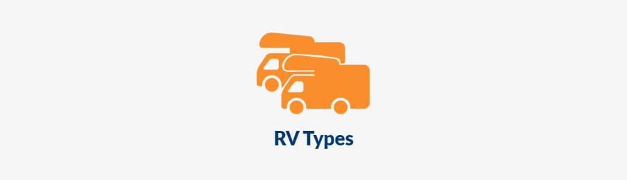 Before booking an RV, Vehicle types banner