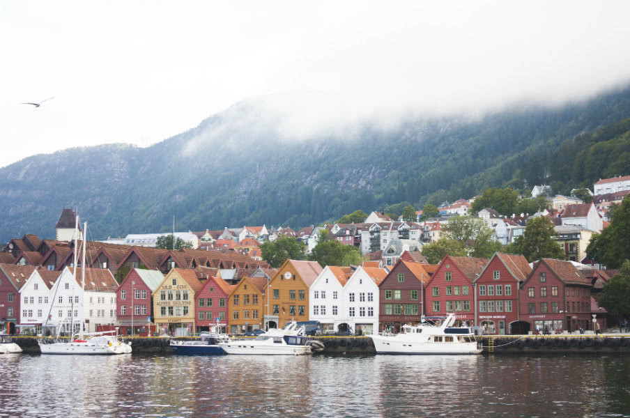 Bergen, Norway by Misa Gjone