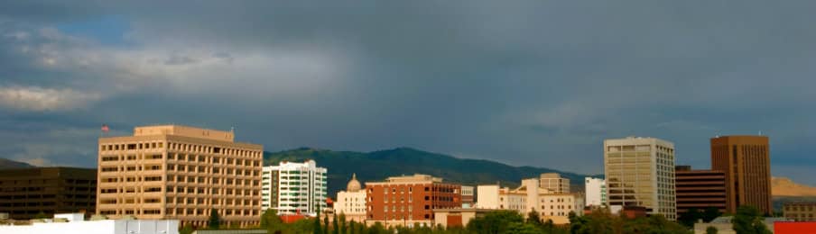 Buildings in Boise, Idaho City, USA