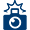camera with flash icon
