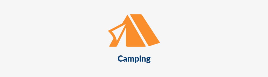 Camping with an RV in the US banner