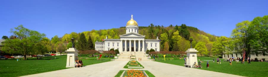 Capitole building in Montpellier, Vermont, USA