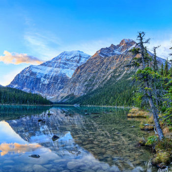 Cavell Edith Lake, Canadian Rockies, Alberta, Canada
