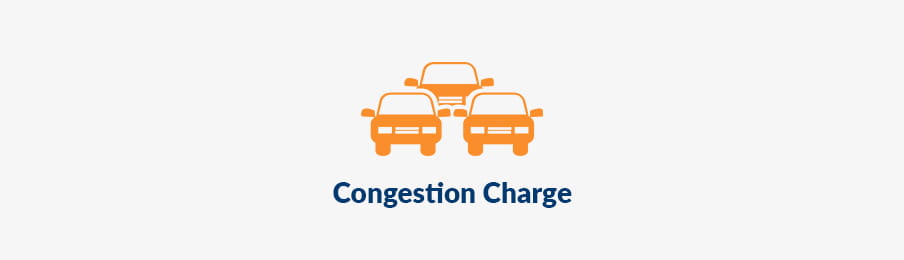 Congestion charge in London, UK guide banner