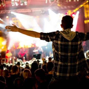 Crowd of people at the Spirit of the Suwannee Music Park