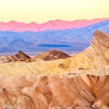death valley national park at sunrise california