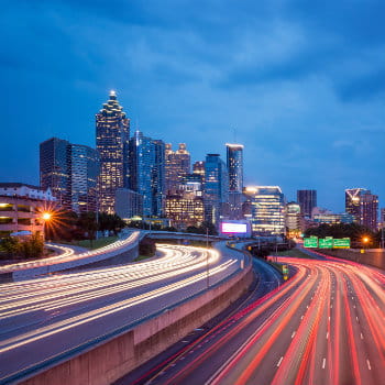 downtown atlanta georgia highway