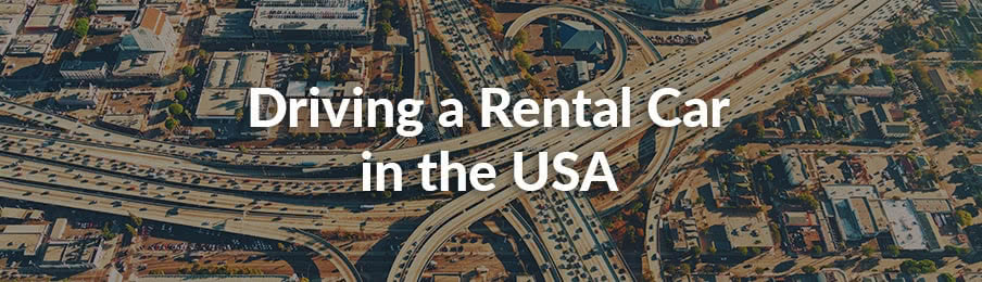 driving a rental car in the USA