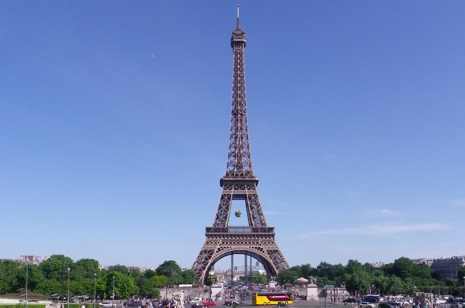 The Eiffel Tower during the French Open