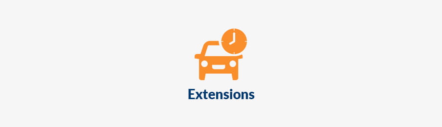 extending rental car booking CA banner