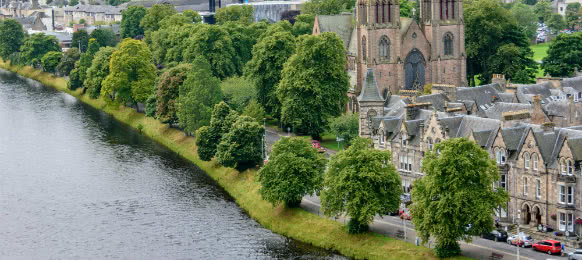 great view in inverness, scotland great view in inverness, scotland