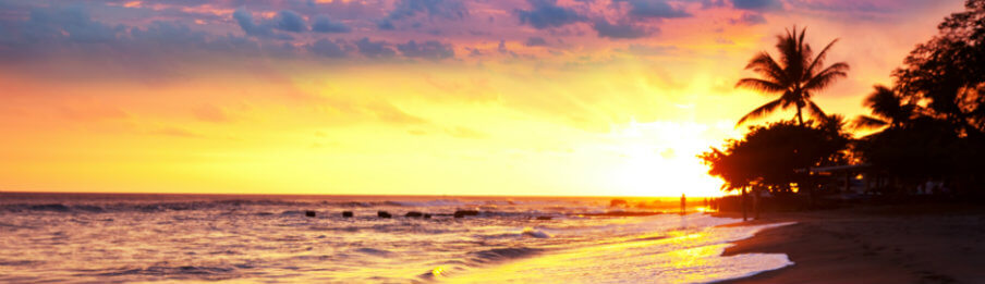 hawaii sunset by the beach