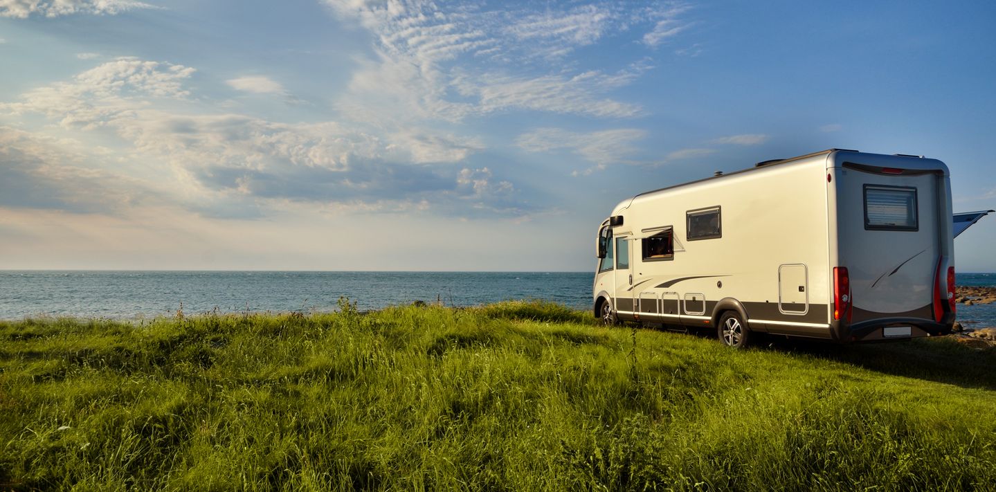 Relaxing by a Kombi van