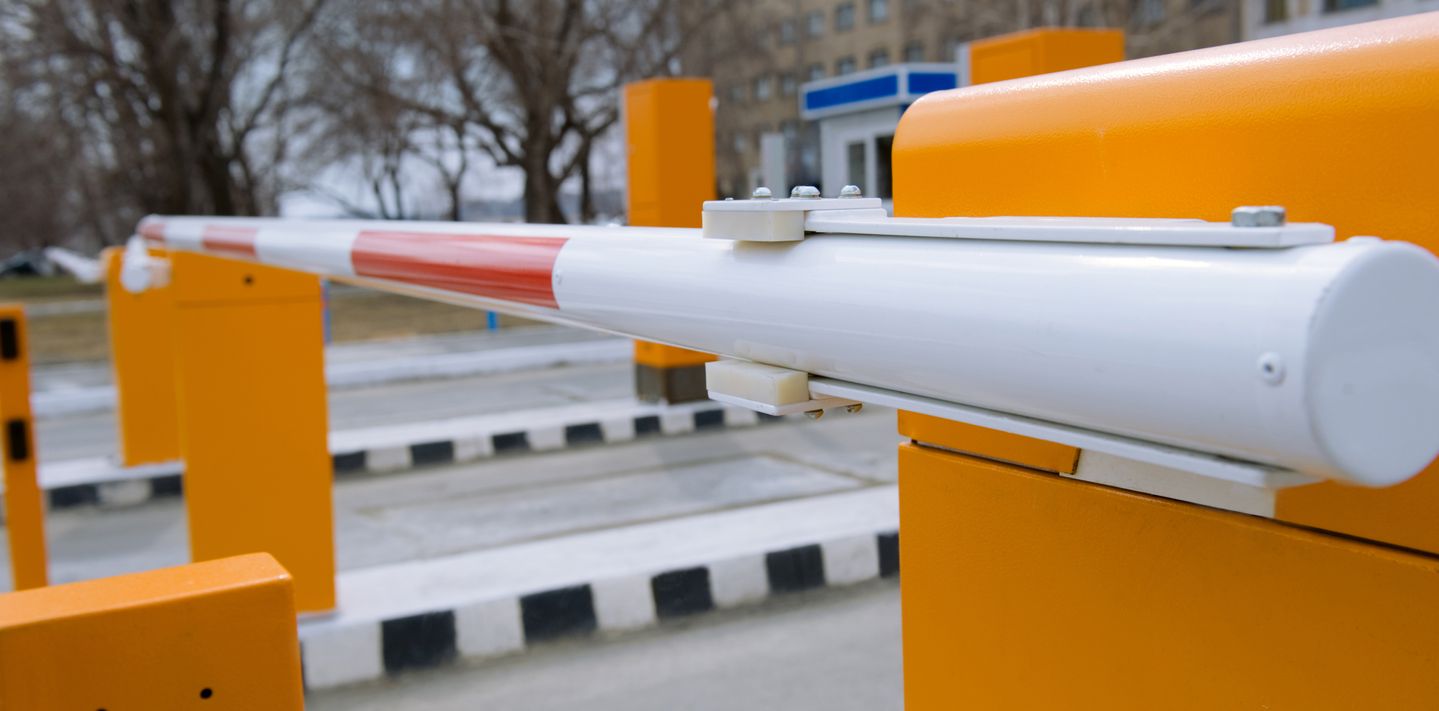 A road barrier.