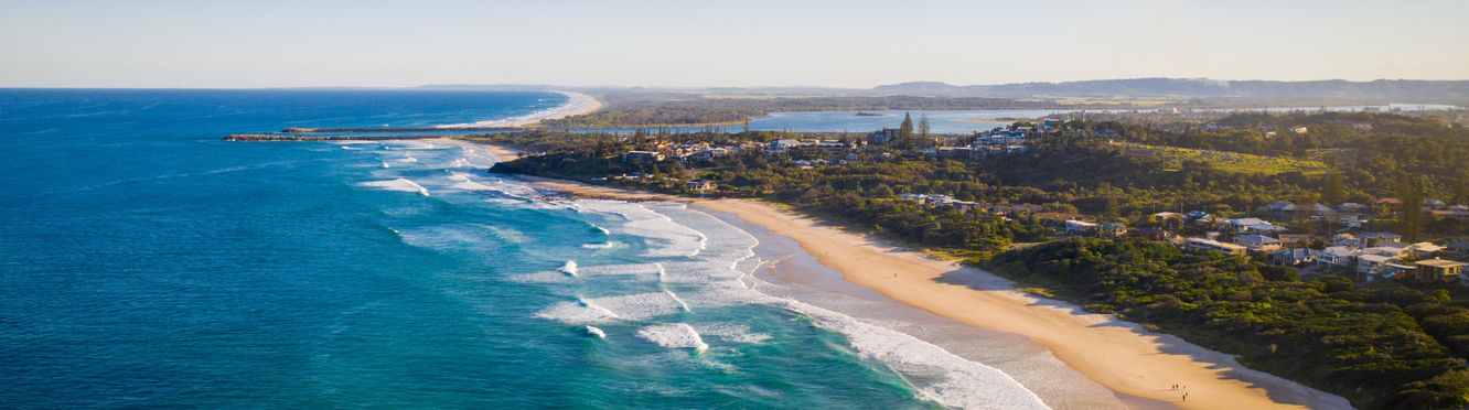 Don’t miss Ballina’s spectacular Shelly Beach.