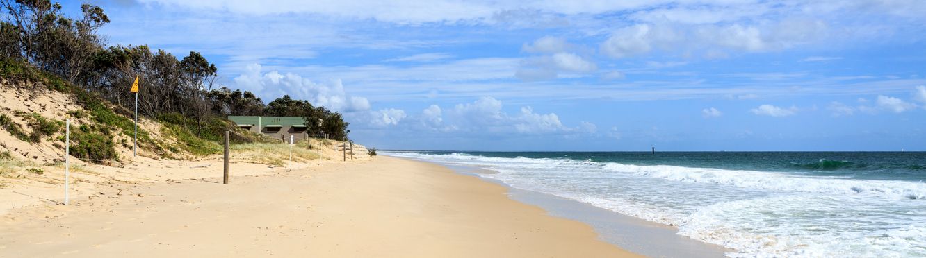 Woorim Beach on Bribie Island, Queensland.