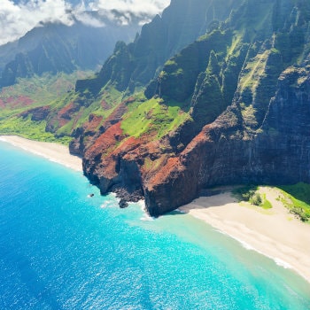 Coastline of Kauai, Hawaii