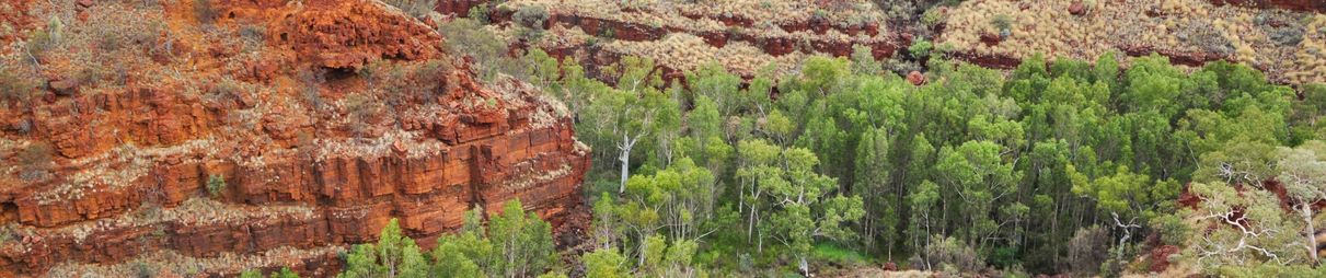 Red mountains at the Pilbara region.