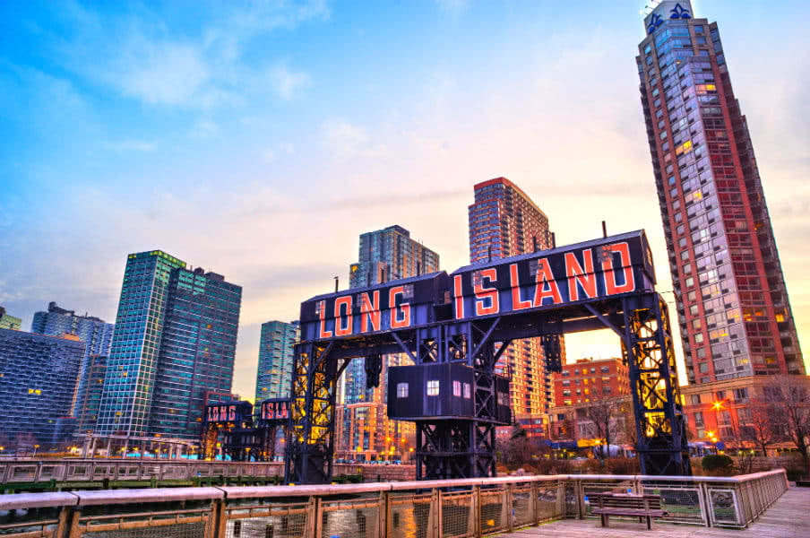 Long Island buildings, New York, US