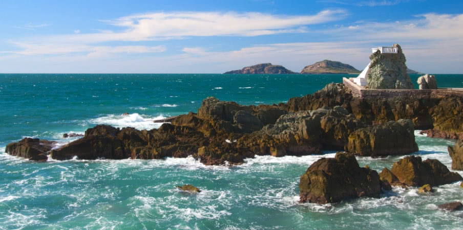 lookout at mazatlan coast in mexico