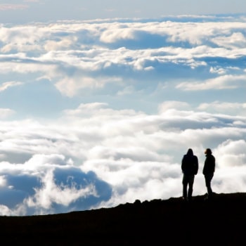 Sunrise Over Maui from Mountain