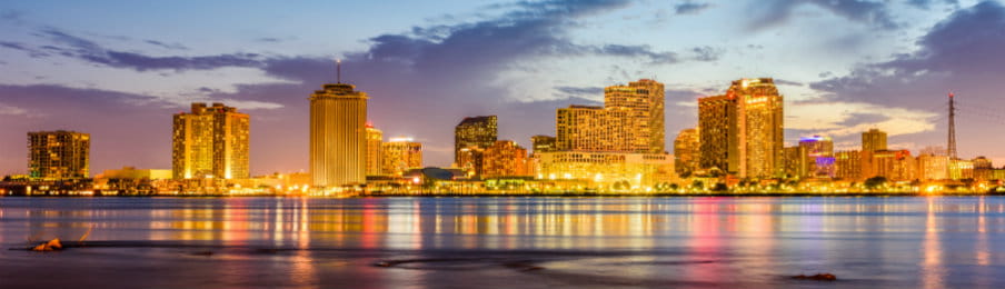 New Orleans, Louisiana, US skyline