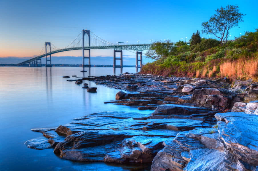 Newport bridge, Rhode Island, New York, US