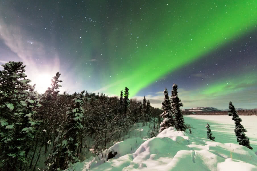 Northern Lights over the Yukon