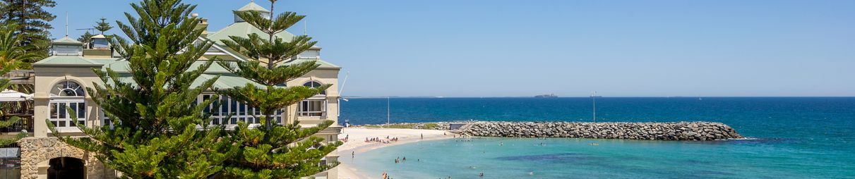 Cottosloe is Perth’s best-known city beach.