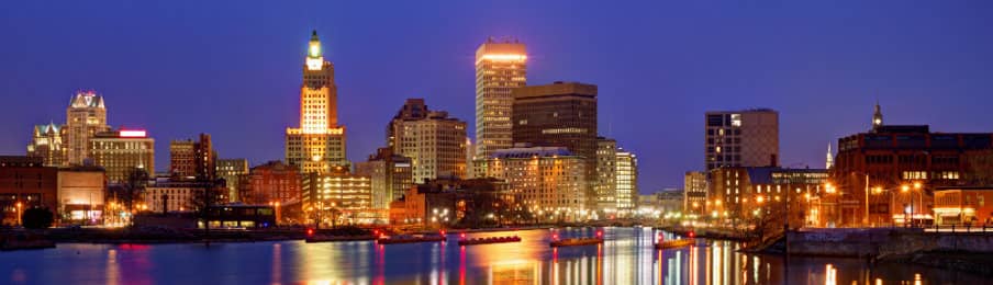 Providence Rhode Island, USA skyline