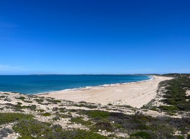 One of the many beaches on the Yorke Peninsula