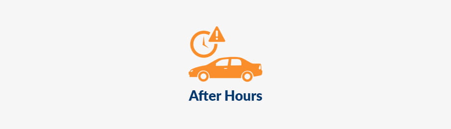 Returning rental cars out of hours in CA banner