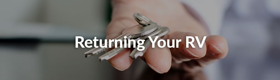 Returning your RV in Canada banner