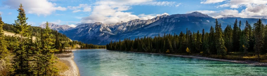 Rivers in the Canadian Rocky Mountains
