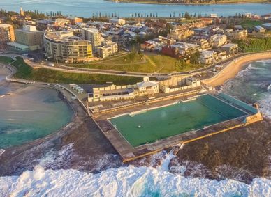 A coastal pool near Newcastle.