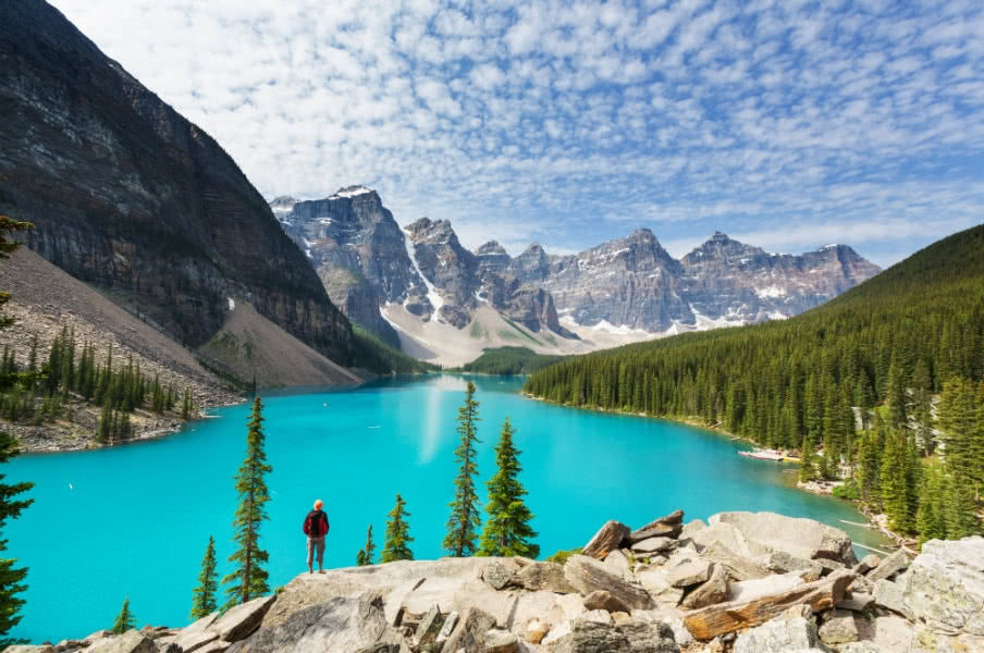 Hiking in the Rocky Mountains, Canada
