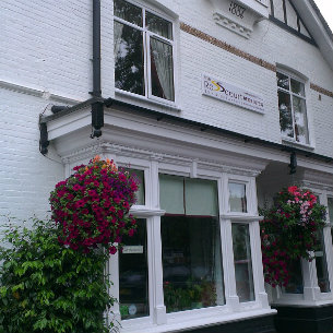 exterior of rosscourt hotel in bournemouth