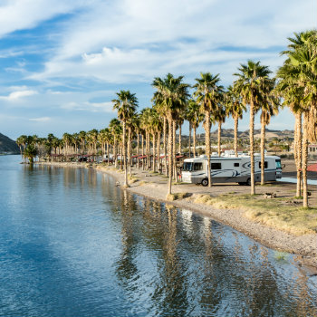 RV camping at Laughlin, Nevada