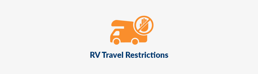 RV travel restrictions in the USe banner