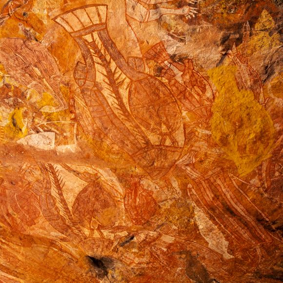 An Aboriginal artwork.