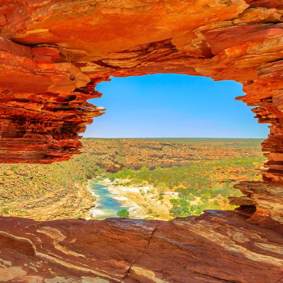 Nature's Window at Kalbarri National Park.