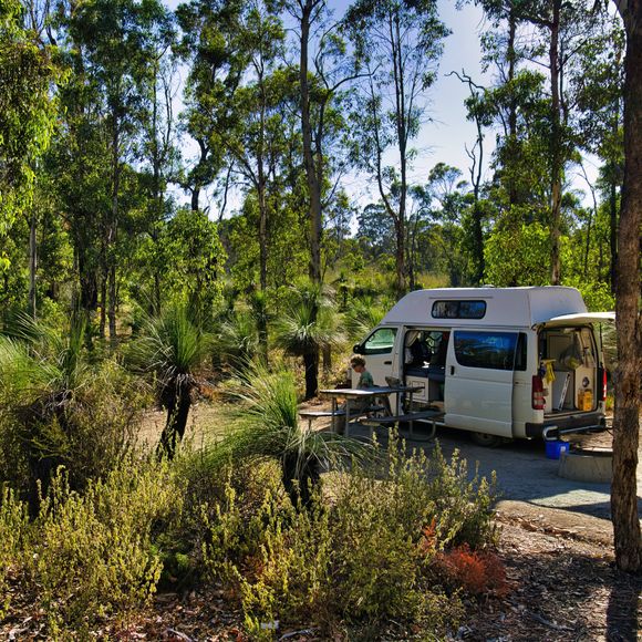 Avon Valley National Park is a perfect spot for a campervan weekend.