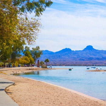 sunny day at lake havasu arizona