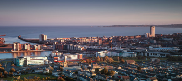 swansea centre and the bay area