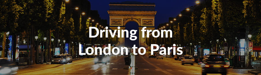 The Champs-Elysees at night, Paris, France